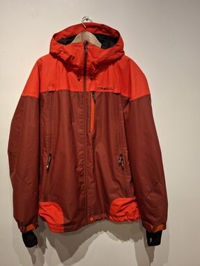 O'Neill Men's Orange and Brown Jacket